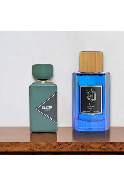 IBRAHEEM AL.QURASHI Al Wafia Blue Oud Unisex Perfume - 100ml - Concentrated with Niche Cider Perfume 100ml