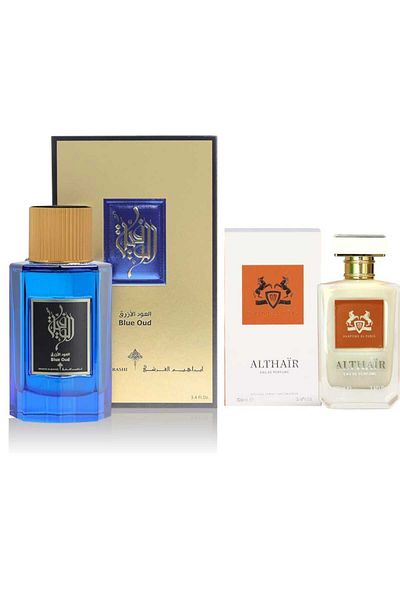 IBRAHEEM AL.QURASHI Al Wafia Blue Oud Unisex Perfume - 100ml - Concentrated with Al Thaer Perfume