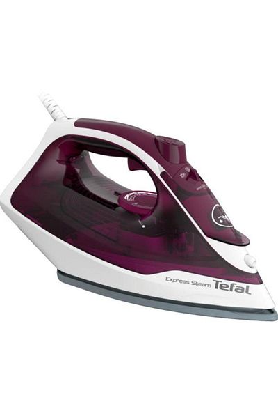 TEFAL Fier de calcat Tefal Express Steam FV2835E0, 2400 W, 35 g/min, 270 ml (Alb/Violet)