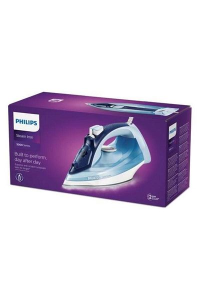 Philips Fier de calcat Philips DST5030/20, 2400 W, 180 g/min (Alb/Albastru)
