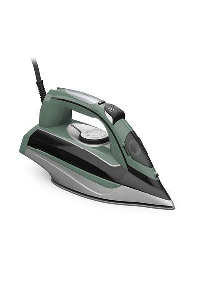 TESLA Fier de calcat cu iPump Tesla IR600BGP, 3000 W, Senzor maner, Rezervor 400 ml, Autocuratare (Verde)
