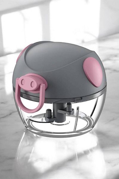 Tantitoni Pink Gray Small Practical Chopper 180ml