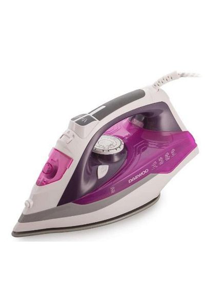 Daewoo Fier de calcat Daewoo DSI20P, 2400 W, 350 ml, Talpa ceramica (Mov)