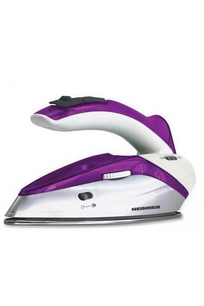 Heinner Fier de calcat voiaj Heinner HTI-1000PP, Talpa Inox, 0.04l, 1000W (Alb-Mov)