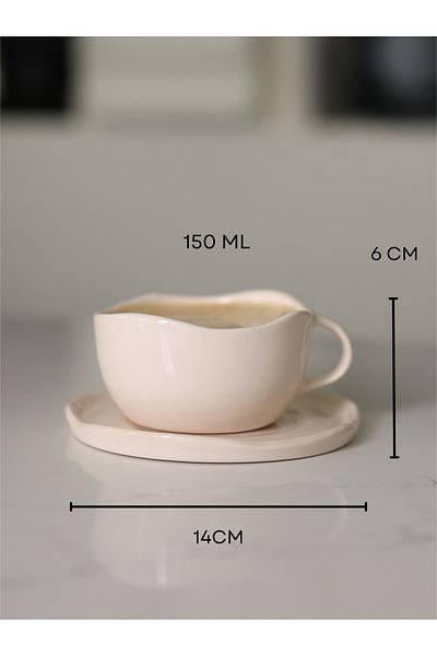 Most Home Wave Series - Cream Mug