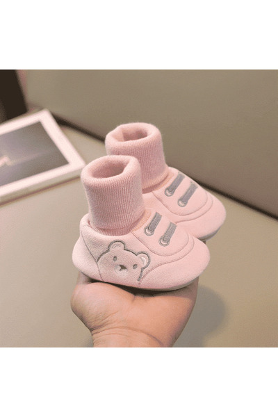 nannie Cizme roz pentru fete Ursuleț - 14 (11,5 cm)