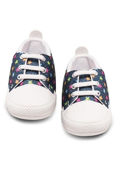 Kindo Baby Star Patterned Convers Baby Booties