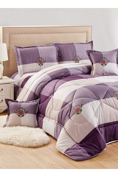 Generic Comforter Set 4 Piece Single Size Elegant Bedspread Lightweight Comforter Suitable for All Seasons