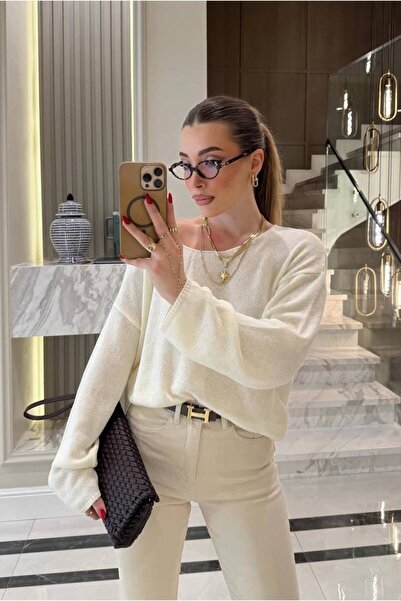 Solena بلوزة تريكو قطنية رقيقة موسمية