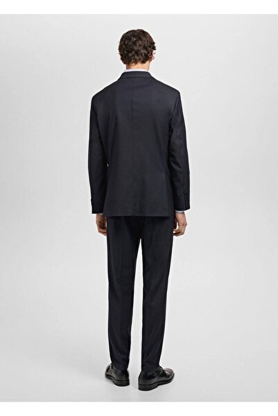 MANGO Man Slim Fit Monaco Kruvaze Blazer Ceket