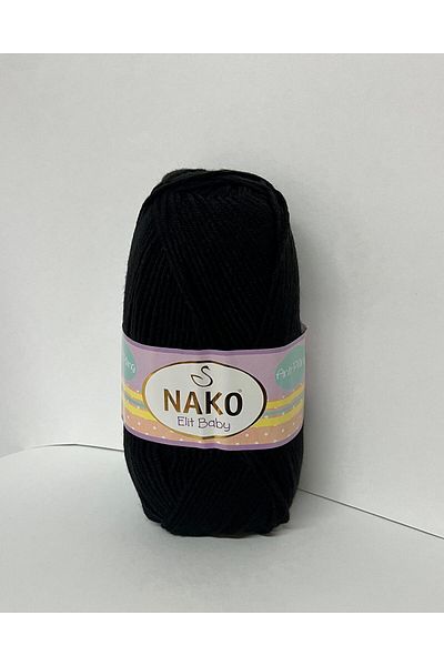 NAKO Elite Baby Black Knitted Rope - 00217 Model