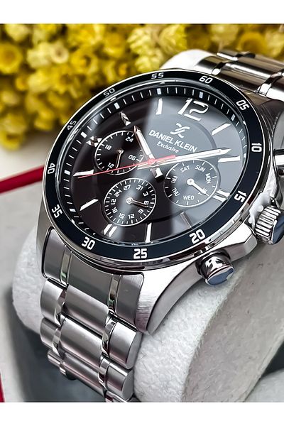 Daniel Klein All Functions Active Chronometer Calendar New Season Men's Steel Watch