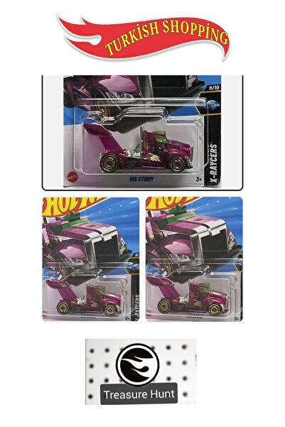 HOT WHEELS 2025 Case 1:64 Ölçek Rıg Storm TH Yarış Kamyonu