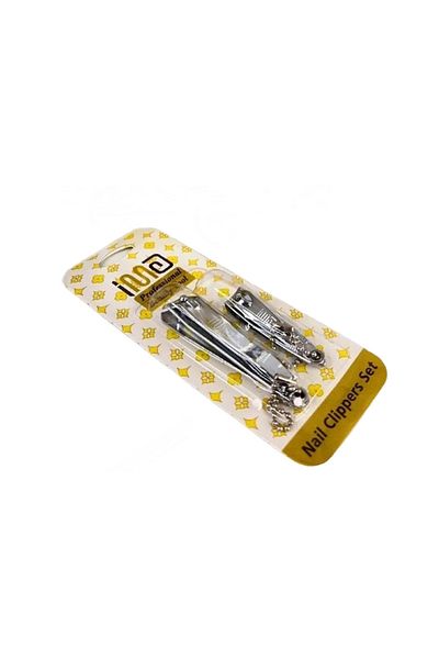 Boldy Nail Clipper Set of 2 - Metal Nail Clipper Set - Classic Large and Small Nail Clipper Set