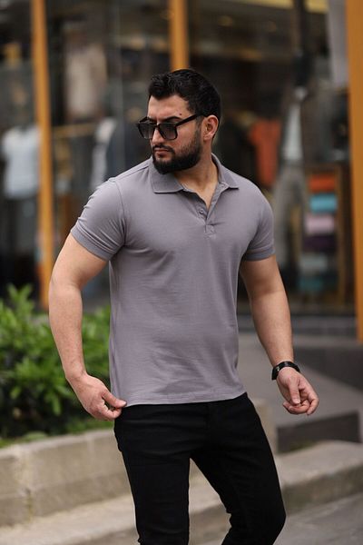 Dr Dnm Remix Ανδρικό μπλουζάκι από Lycra με γιακά Polo