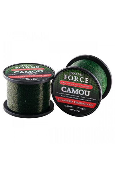 Genel Markalar Misina Force Camou 1000 MT. 0.35MM 17.7KG