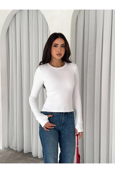 BİGÜMEX Crew Neck Finger Snap Body Diver Premium Fabric
