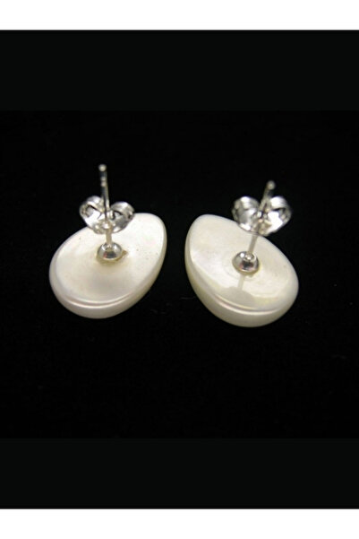 bymissmücevherat Klipsli Damla İnci Küpe 925 Ayar Gümüş