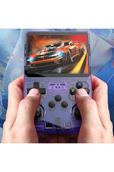 Fillikutum Retro R36S Mini Oyun Konsol 3.5” IPS Ekran, Linux OS, 64GB TF Kart ve 15000 Oyun Retro PS1, PSP, N64