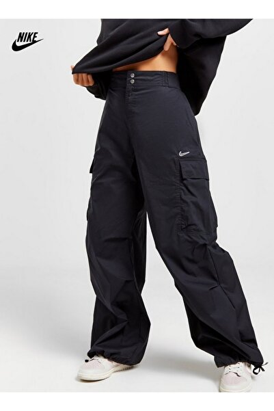 Nike Sportswear Loose Woven High-Waisted Women's Trousers Fv4969-010 Aslan Sport
