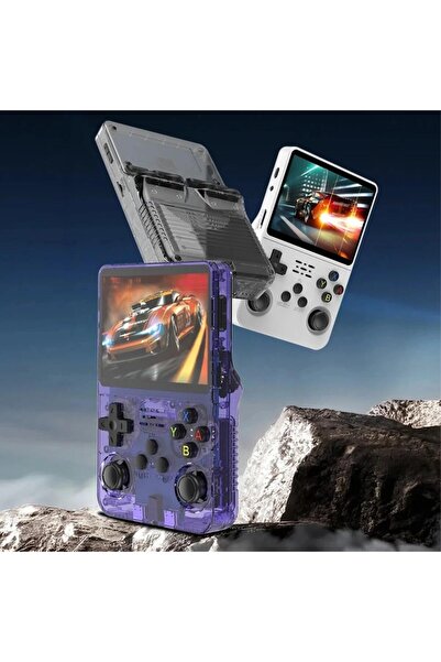 Fillikutum Retro R36S Mini Oyun Konsol 3.5” IPS Ekran, Linux OS, 64GB TF Kart ve 15000 Oyun Retro PS1, PSP, N64