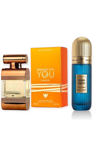 IBRAHEEM AL.QURASHI Spanish Tobacco Unisex Perfume - 100ml with Stronger Amber