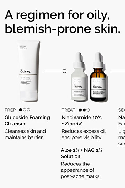 The Ordinary ذا اورديناري سيروم وجه يحتوي على نياسيناميد 10% وزنك 1% شفاف 30ملليلتر