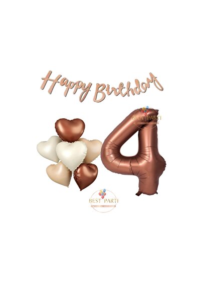 BEST PARTİ DOĞUM GÜNÜ PARTİ SÜSLERİ مجموعة بالونات رومانية برتقالية أو عمرها ...