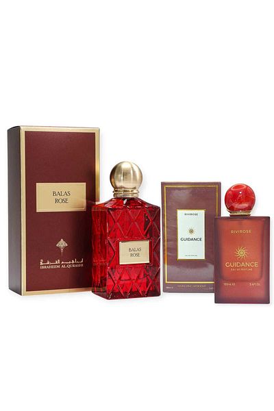 IBRAHEEM AL.QURASHI Plus Rose Unisex Perfume Bouquet - 75ml - Concentrated with Goodness Perfume 100ml