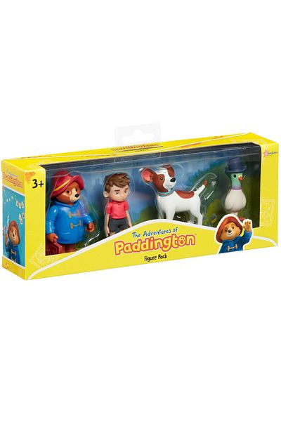 Rainbow Sada 4 figurek medvídka Paddingtona, 5,5 - 7 cm