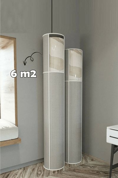 NEZADE STORE PVC Windowed Carpet Cover with Air Permeable Feature 00661 (6 M2)