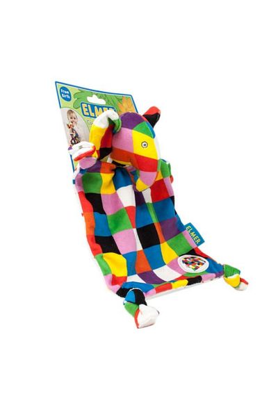 Rainbow Elmer plush toy