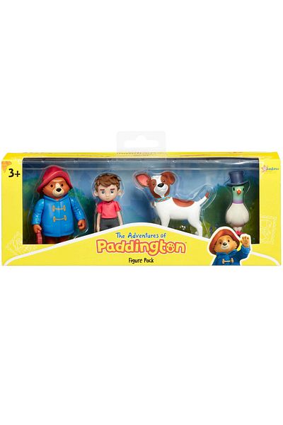 Rainbow Sada 4 figurek medvídka Paddingtona, 5,5 - 7 cm