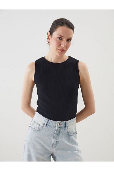 LC Waikiki Crew Neck Textured Women's Athlete