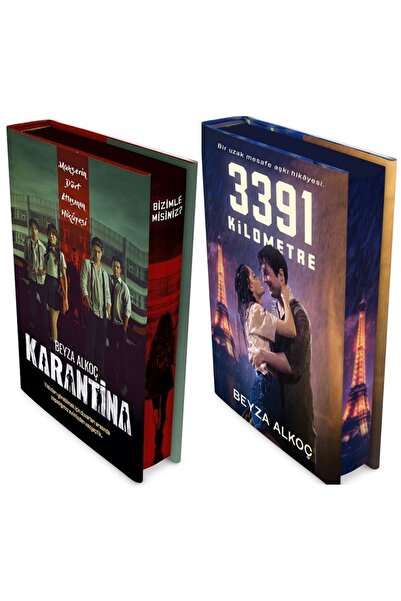 İndigo Kitap Karantina 1.perde Film Özel Baskı 3391 Film Özel Baskı Ciltli 2 'li Set Beyza Alkoç