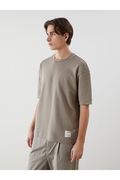LC Waikiki Crew Neck Short Sleeve Men's Sweatshirt