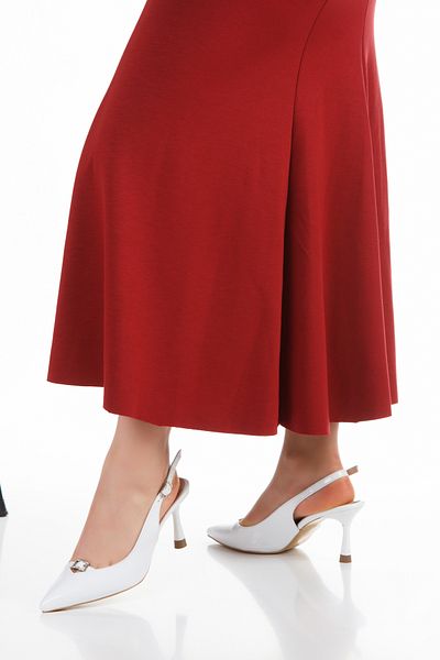 UYEGE Moon Series Comfortable Women's Heeled Shoes with Stone Buckle