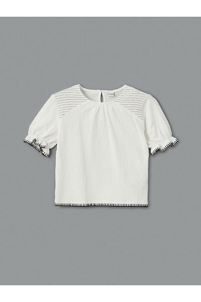 LC Waikiki Κοριτσίστικο T-Shirt με λαιμόκοψη
