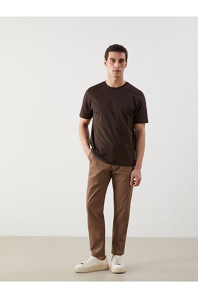 LC Waikiki Ανδρικό T-Shirt από βαμβακερό χτενισμένο λαιμό