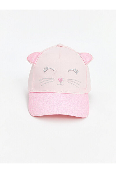 LC Waikiki Baby Girl Cap Hat with Animal Figure