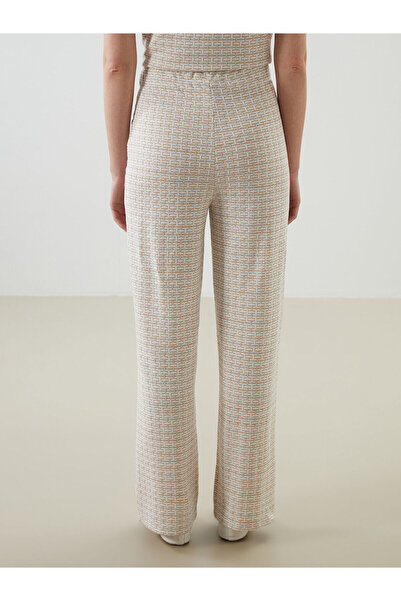 LC Waikiki Γυναικείο παντελόνι με σχέδιο με ελαστική μέση