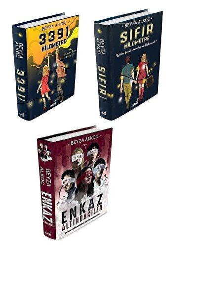 İndigo Kitap Enkaz Altındakiler 3391 Kilometre Sıfır Kilometre Ciltli 3 Roman...