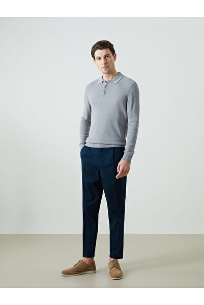 LC Waikiki بنطال تشينو مطوي للرجال من جبردين ستاندرد فورم