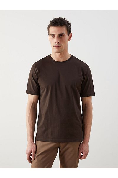 LC Waikiki Ανδρικό T-Shirt από βαμβακερό χτενισμένο λαιμό