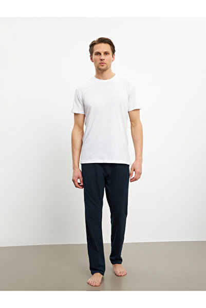 LC Waikiki Cey New Season Crew Neck Short Sleeve Men's Pajama Top