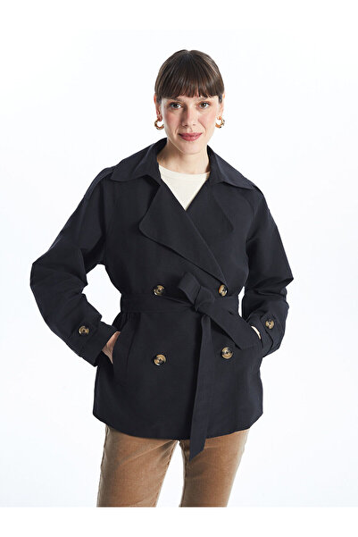 LC Waikiki Ceket Yaka Kadın Trençkot