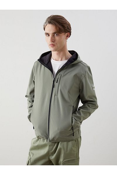 LC Waikiki Ανδρικό παλτό με κουκούλα Standard Fit