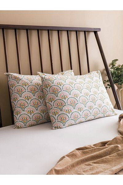 LC Waikiki Set of 2 Printed Pillow Cases - 50X70 cm