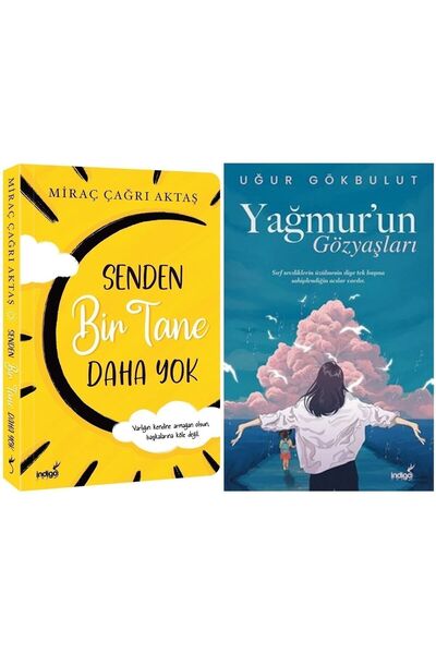 İndigo Kitap Senden Bir Tane Daha Yok + Yağmurun Gözyaşları Miraç Çağrı Aktaş...