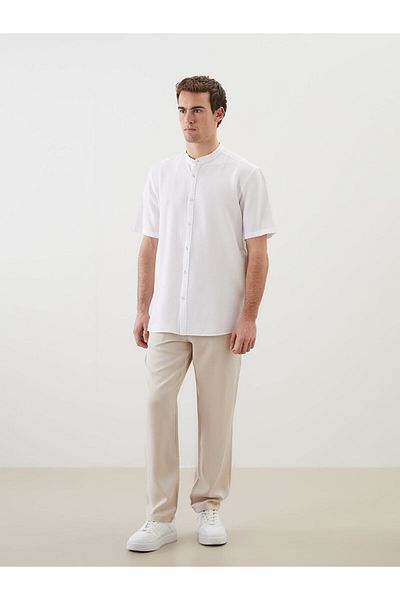 LC Waikiki Cămașă pentru bărbați Seersucker Regular Fit